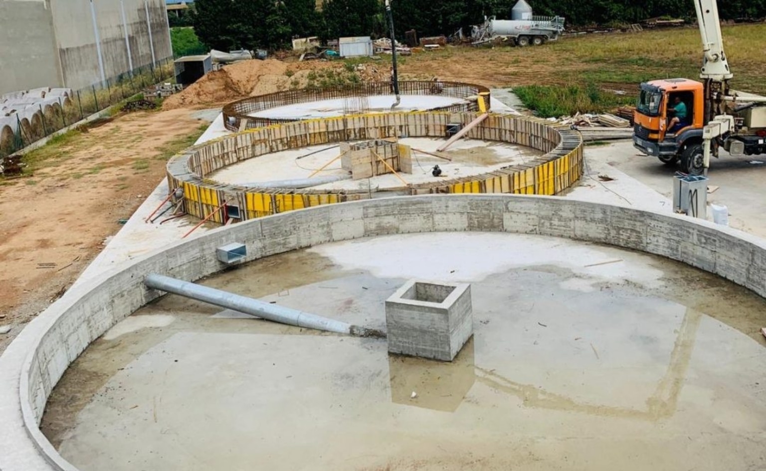 Nouveaux silos d&rsquo;une capacité de 3 200 tonnes de céréales