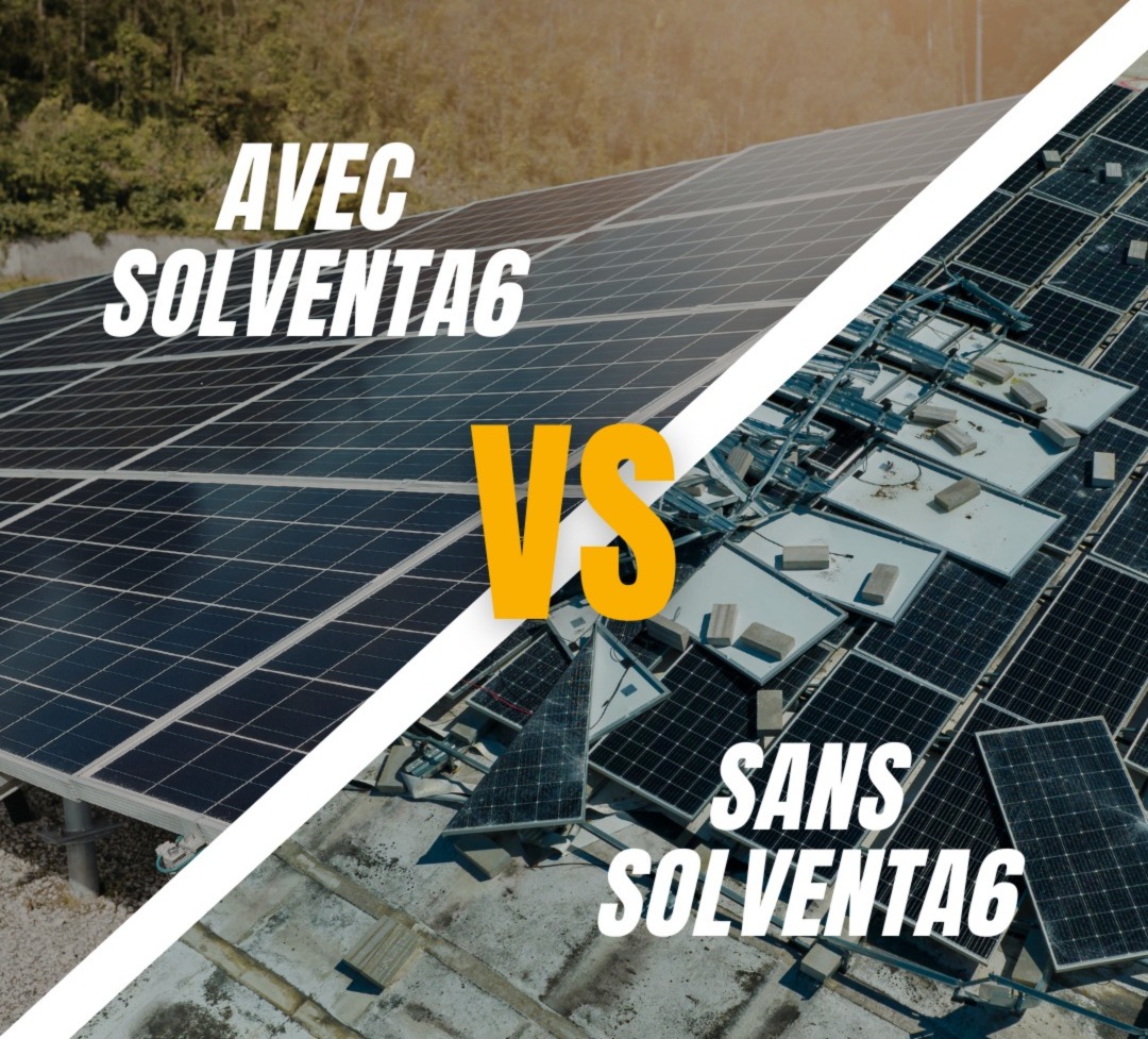 Lorsque le vent souffle fort, les installations Solventa6 restent solides