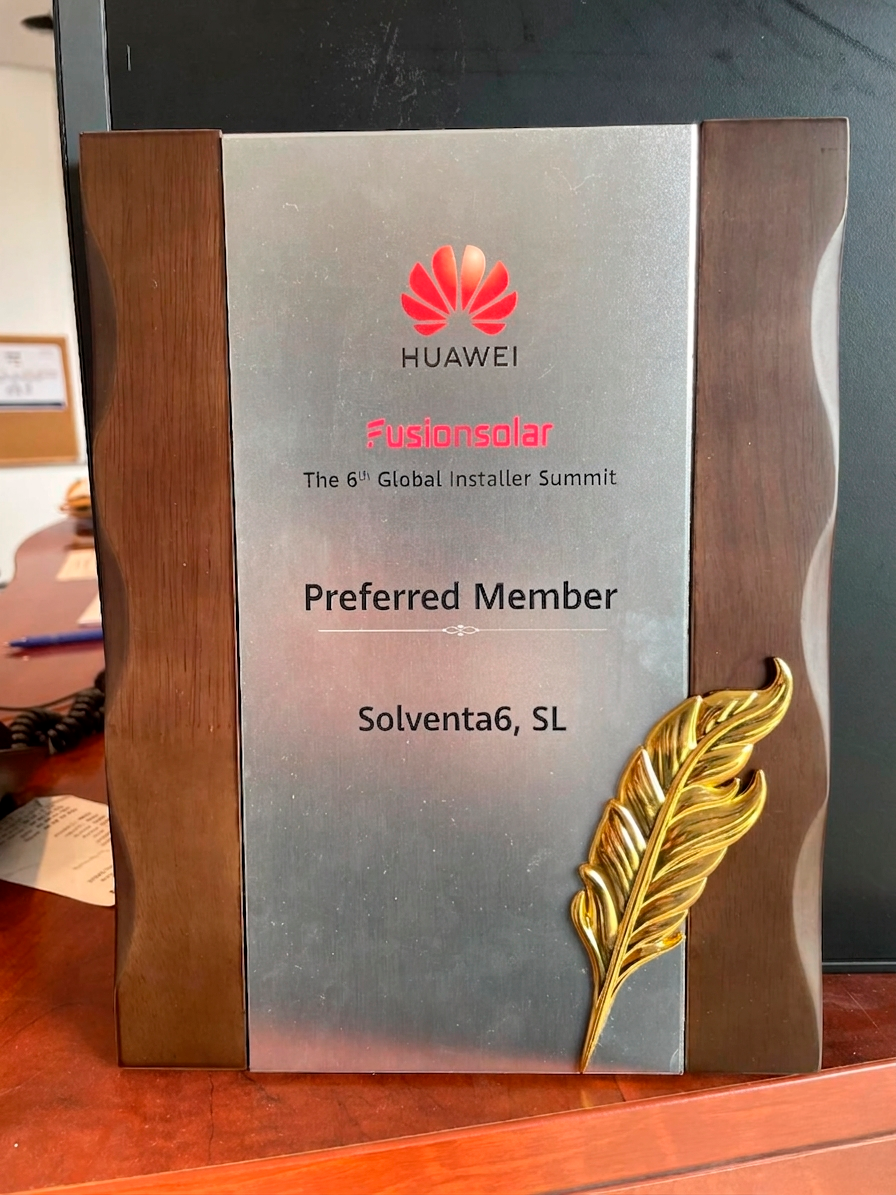 Solventa6 rep l’acreditació Preferred Member de Huawei FusionSolar